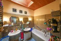 Schlafzimmer mit Bad