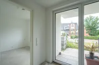 Blick ins Schlafzimmer