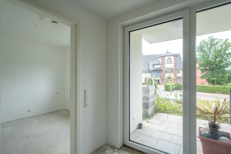 Blick ins Schlafzimmer