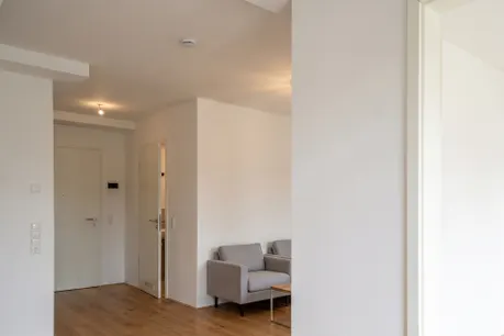 Blick zum Wohnungseingang KI generiert