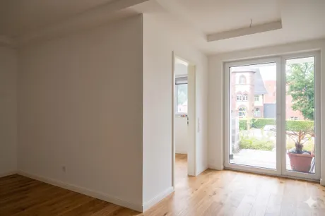 Blick auf die Terrasse KI generiert