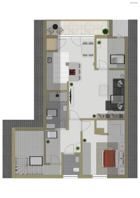 Dachgeschosswohnung