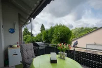 Überdachter Balkon