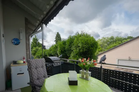 Überdachter Balkon