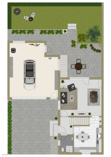 Erdgeschoss & Außenbereich