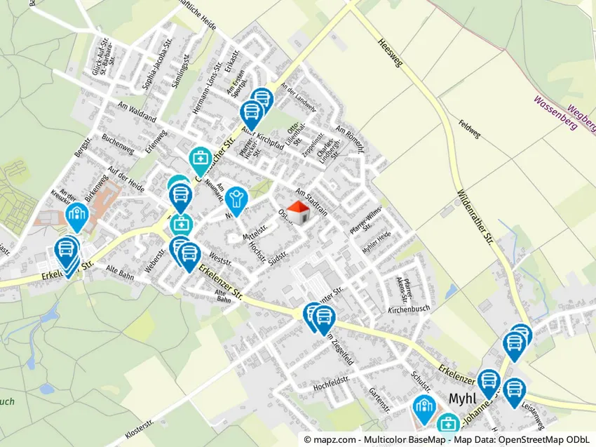 Geolyzer Kartenausschnitt