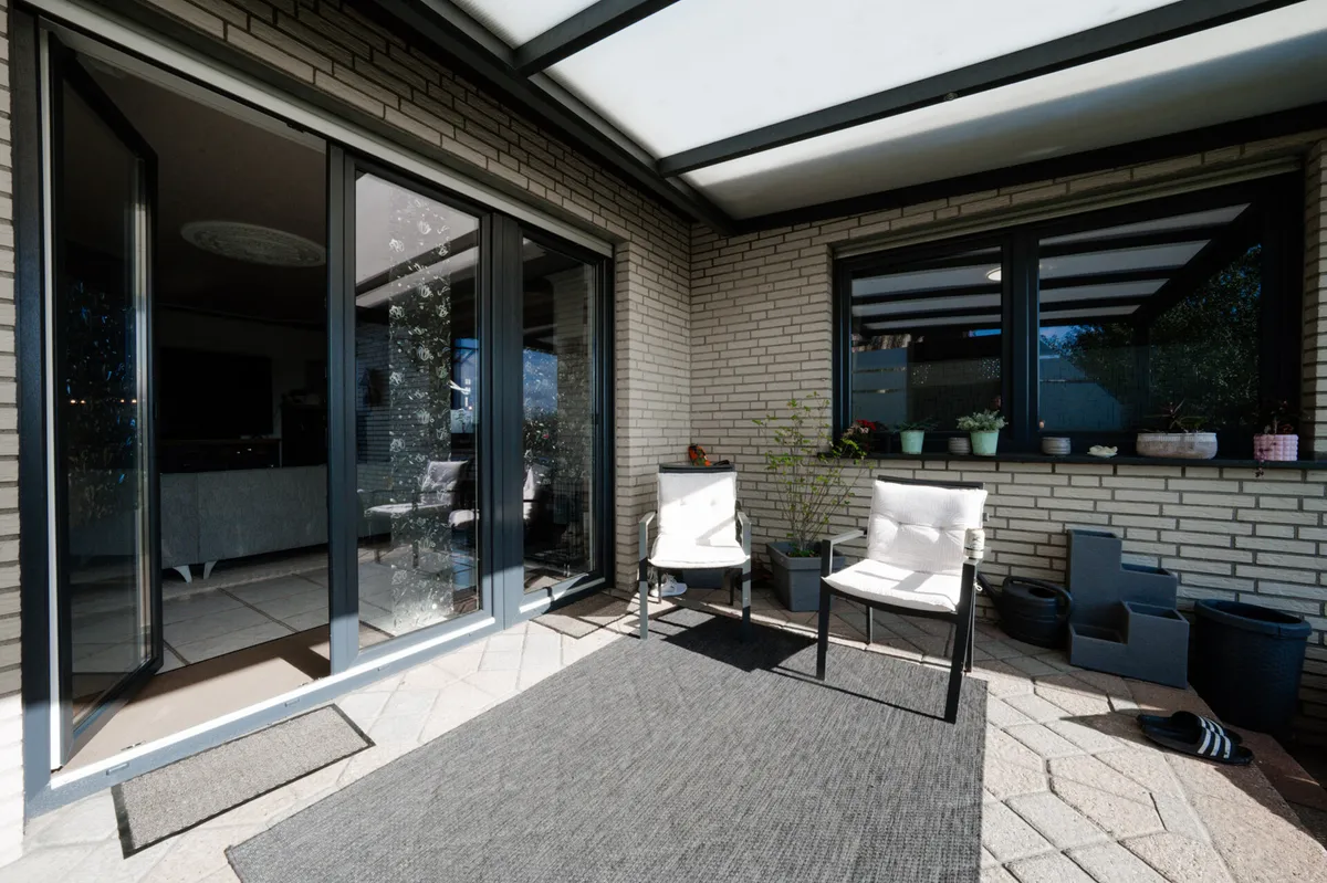 Überdachte Terrasse