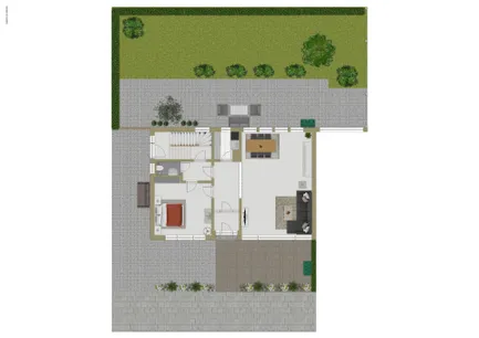 Erdgeschoss & Außenbereich