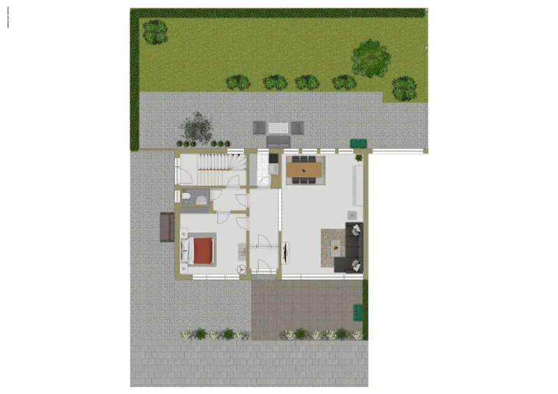 Erdgeschoss & Außenbereich