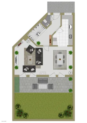 Erdgeschoss & Außenansicht