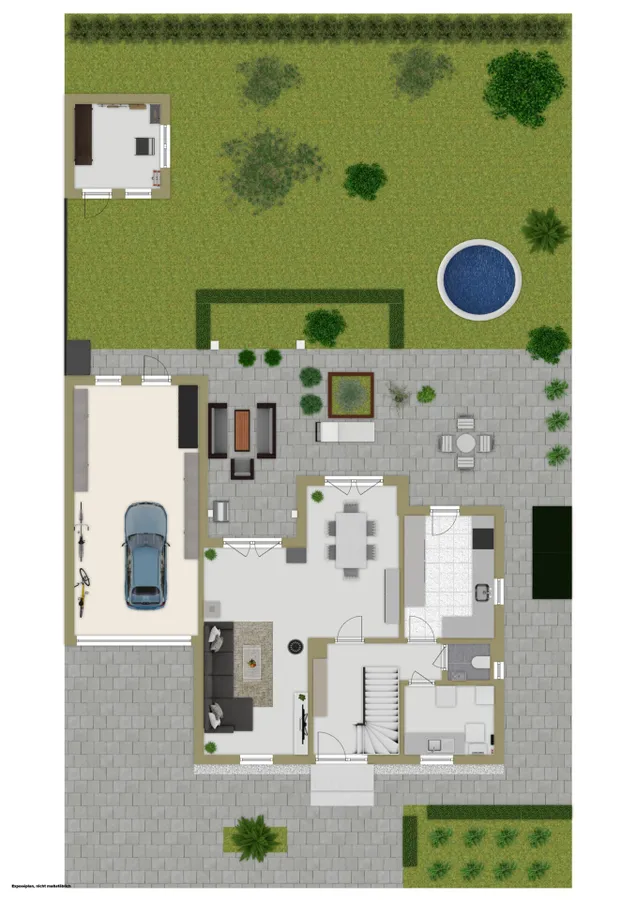 Erdgeschoss & Außenbereich