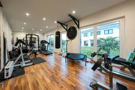 Gartenhaus Fitnessraum