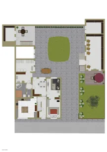 Erdgeschoss und Außenbereich