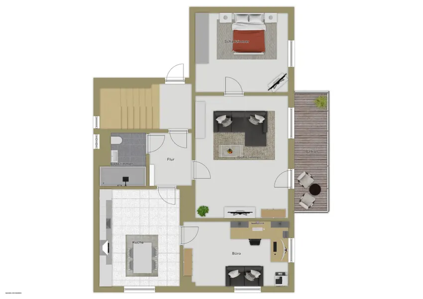 1.Obergeschoss vorne