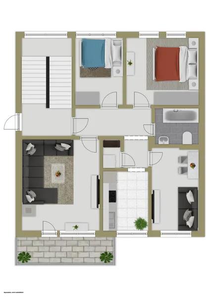 Grundriss Blu8