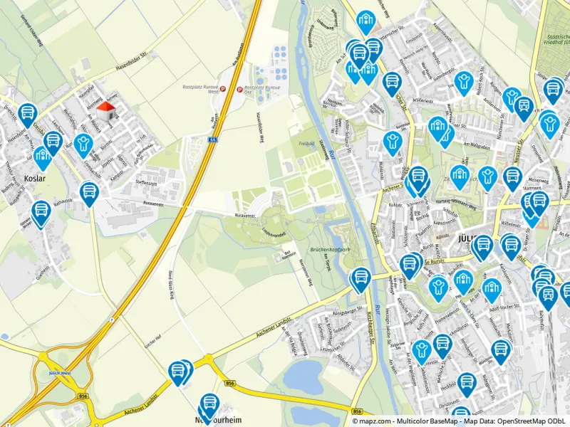 Geolyzer Kartenausschnitt