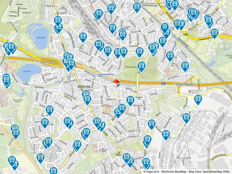 Geolyzer Kartenausschnitt