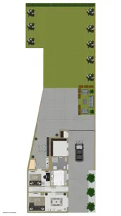 Erdgeschoss und Außenbereich