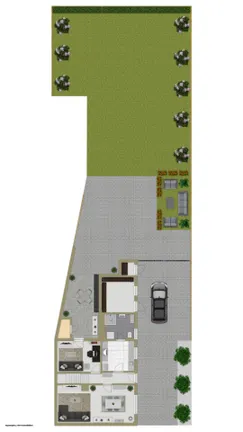 Erdgeschoss und Außenbereich