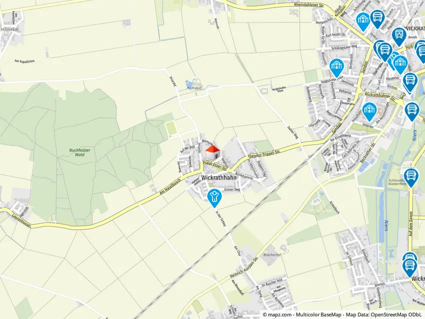 Geolyzer Kartenausschnitt