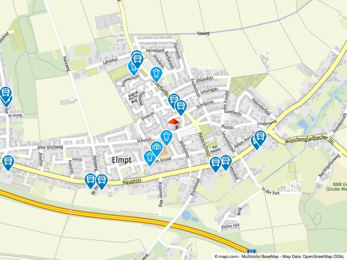 Geolyzer Kartenausschnitt