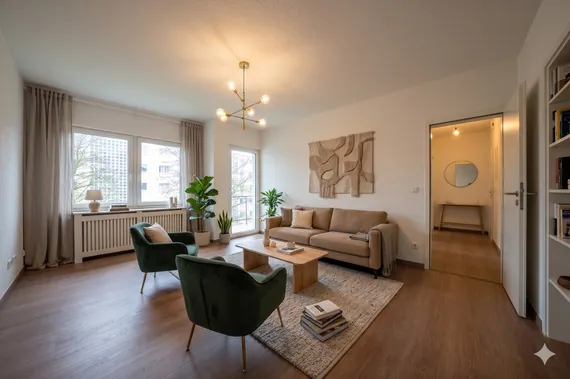 Bezugsfreie, kernsanierte 3-Zimmer-Wohnung mit Aufzug in Aldenhoven auf 63 m² Wohnfläche