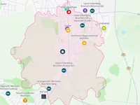 Lageplan Übersicht Fuß 15min