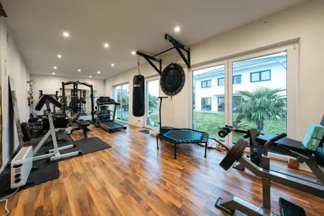 Gartenhaus Fitnessraum