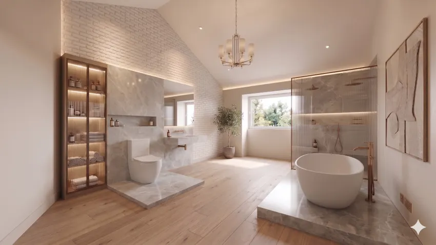 Badezimmer KI generiert