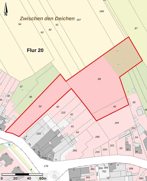 Lageplan Grundstück