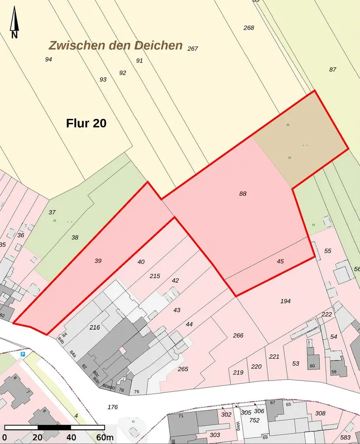 Lageplan Grundstück