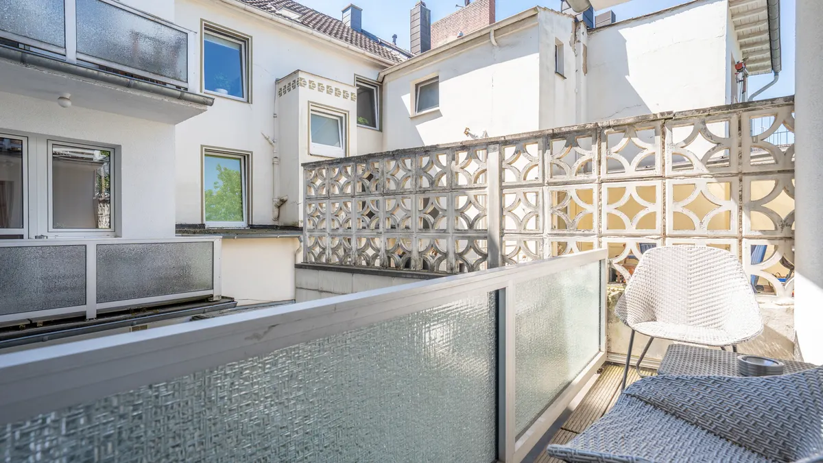 Innenhofbalkon Wohnung 1. OG
