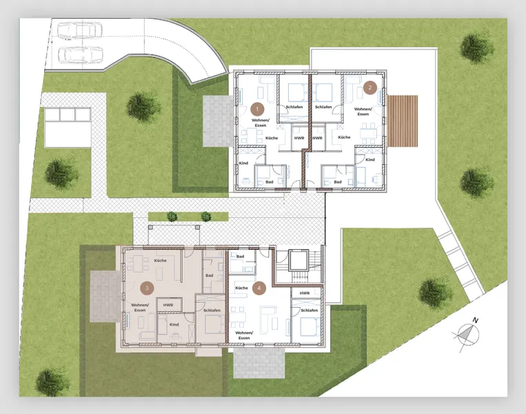 Grundriss Whg. 3