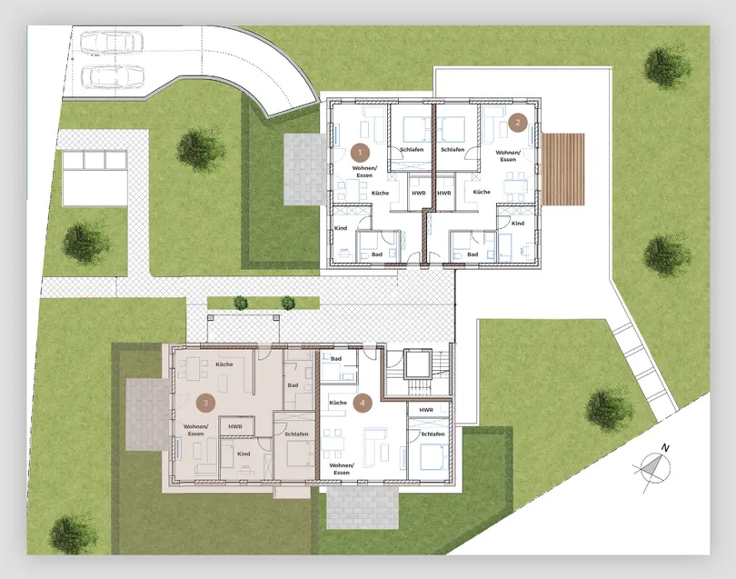 Grundriss Whg. 3