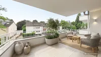 Balkon KI generiert