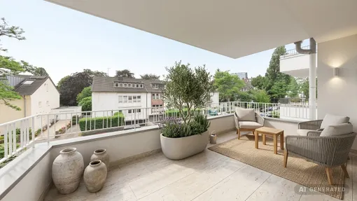 Balkon KI generiert