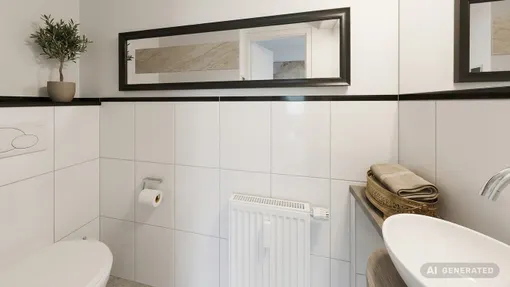 Gäste WC KI generiert