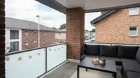 Überdachter Balkon