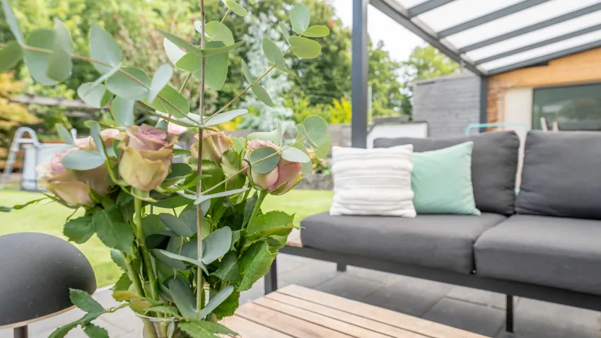 Überdachte Terrasse