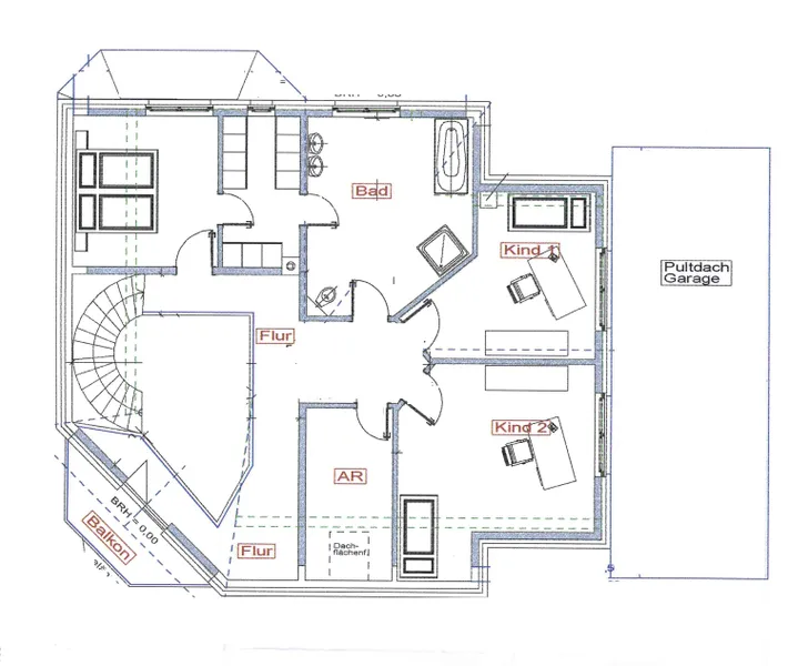 Grundriss Obergeschoss