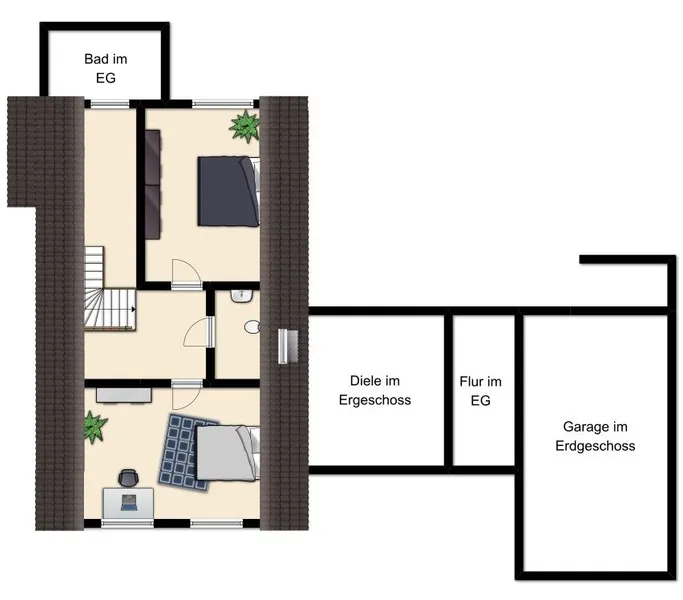 Grundriss Obergeschoss