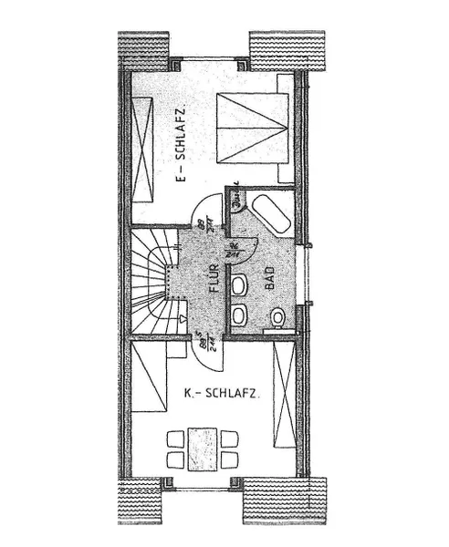 Grundriss Obergeschoss