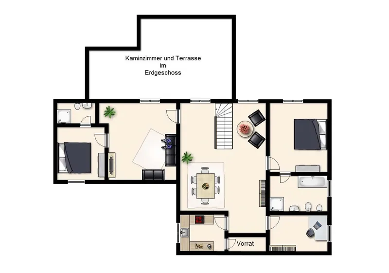 Grundriss Obergeschoss