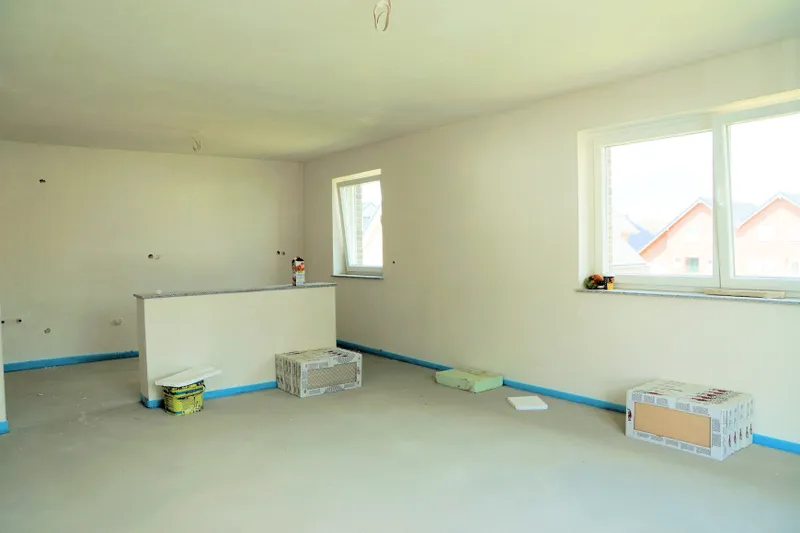 Küche und Wohnbereich