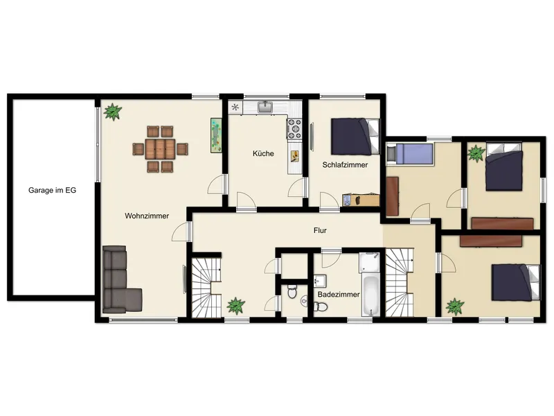 Grundriss Obergeschoss