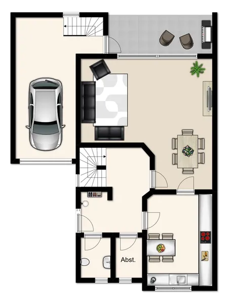 Grundriss Erdgeschoss