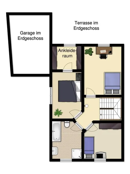 Grundriss Obergeschoss