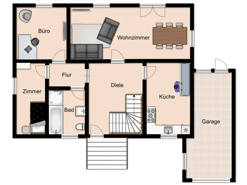 Grundriss Erdgeschoss