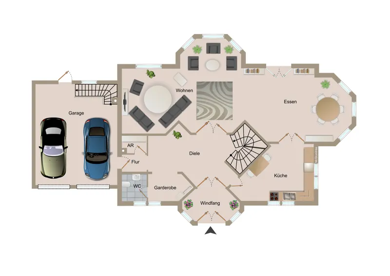 Grundriss Erdgeschoss