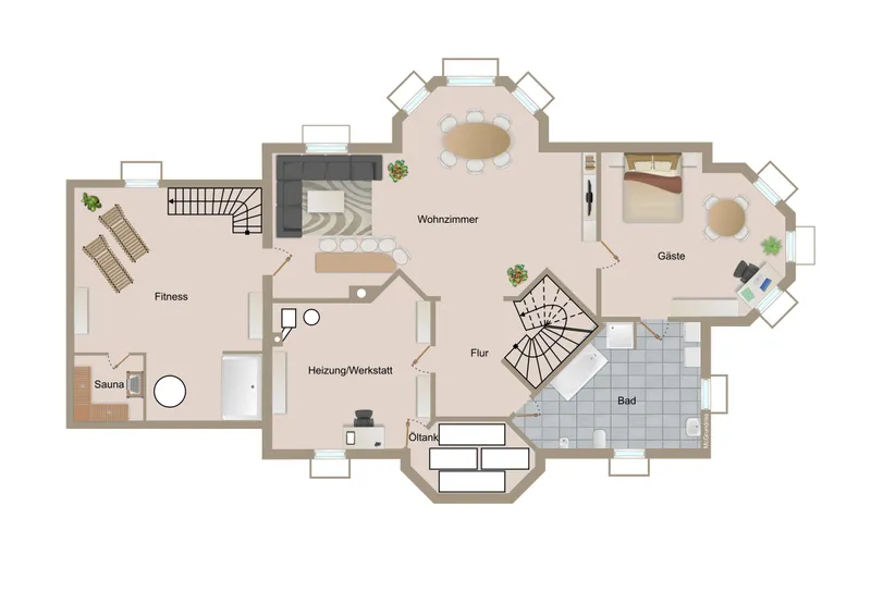 Grundriss Untergeschoss